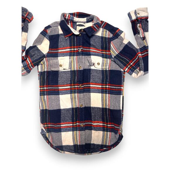 American Eagle Amazingly Soft Plaid Button-Up Shacket Womens Size Small - Picture 3 of 11